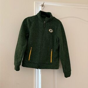 NFL Apparel Green Bay Packers Zip-Up Jacket with Logo